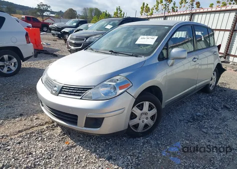 2007 Nissan Versa 1.8S из США, поврежденный, VIN 3N1BC13EX7L454723